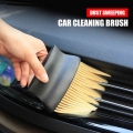 Soft Nylon Car Air Conditioner Cleaner Brush Air Outlet Cleaning Brush Car Detailing Brush Dust Keyboard Cleaning Brush Tools -
