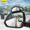 Baseus 1 Pair Car Blind Rearview Mirror High-definition Large View Convex Glass Wide Angle Auxiliary Rearview Rear View Mirror -