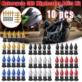 10 PCS 5 Colors E Bike Motorcycle Motorbike Windscreen Windshield Bolts Kit CNC Screw Mounting Nuts Fairing Screws Bolts|Nuts &a