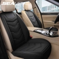 Automobiles Seat Covers Artificial Leather Car Seat Cover Universal Protector Seat Chair Mats Vehicle Front Rear Seats Cushion|A