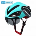 INBIKE Cycling Helmet Bicycle Helmet Magnetic Goggles Mountain Road Bike Helmets Sunglasses Cycling Glasses 3 Lens Bike Helmet|r