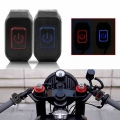 22mm 7/8'' Motorcycle Handlebar Switch Button 12V Waterproof Control Switch Button with LED light|Motorcycle Switches|