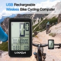 Lixada Bike Computer Waterproof USB Rechargeable Wireless Bicycle Computer Bicycle Speedometer Odometer GPS Bike power meter|Bic