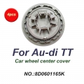 4pcs 146mm Gray Black Car Wheel Center Hub Caps Rim Hubcap Badge Covers for Au di TT A8 A6 Q7 Q5 8D0601165K Accessories|Wheel Ce