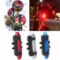 Bike Light Waterproof Rear Tail Light LED USB Rechargeable Mountain Bike Cycling Light Taillamp Safety Warning Light luz trasera