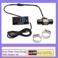 Racing Car Mini Koso Water Temperature Meter Gauge Sensor With Water Temp Adapter Set For Motorcycle Auto Accessories - Water Te