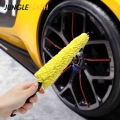 JUNGLEFLASH Car Wheel Wash Brush Plastic Handle Vehicle Cleaning Brush Wheel Rims Tire Washing Brush Auto Scrub Brush Car Wash|S