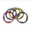 Ekfan 104bcd Multicolor Xt Oval Round 30t 32t 34t 36t Circle Crankset Plate Narrow Wide Mtb Bike Chainwheel Cycling - Bicycle Cr