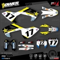 PowerZone Custom Team Graphics Decals Stickers Kit For Husqvarna Sticker 2016 18 TC FC TX FX FS 2017 19 TE FE 125 450cc 28|Deca