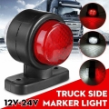 12V 24V Car Truck LED Dual Side Marker Light 4LED Side Indicator Lamp Red White For Trailer Lorry Bus|Truck Light System| - Of