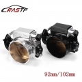 Rastp - High Flow Billet Aluminum 92mm/102mm Throttle Body For Ls1 Ls2 Ls3 Ls6 Lsx Car Modification Parts Black/silver Rs-thb001