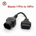 For Mazda 17pin To 16pin Obd2 Obd Ii Cable Connector Cable For Mazda 17 Pin Connect Adapter - Diagnostic Tools - ebikpro.co