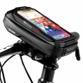 WILD MAN Bicycle Handlebar Bag Head Tube Bag Cycling Bike Mobile Phone Case Holder Screen Phone Mount MTB bike Accessories|Bicyc