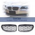 Car Front Bumper Sport Racing Grill Grilles For Bmw 5 Series F10 F11 F18 520i 523i 528i 520d 530d 10-16 Diamond Kidney Grille -