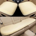 Warm Car Seat Cover Universal Winter Plush Cushion Faux Fur Material For Car Seat Protector Mat Car Interior Accessories - Autom