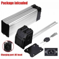 Plastic Battery Box for Electric Bike 36V/48V Large Capacity 18650 Holder Case E bike Output Port Top Bottom Cover accessories|E