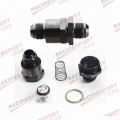 AN10 Aluminium Non Return One Way Check Valve Fuel EFI Fitting Adapter Black|Valves & Parts| - ebikpro.com