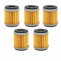 5pcs Motorcycle Oil Filter For Yamaha YZ250 WR250F WR450F WR250X WR250R YZ450F YZ250F YFZ450 YZFR125 YZF125 WR125R WR125X|Oil Fi