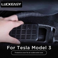 LUCKEASY For Tesla Model 3 2017 2022 car air outlet under seat protective cover patch model3 Interior auto accessories|Caps, Rot