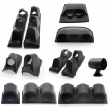 Universal 2" 52mm Car Gauge Pod Single Double Triple Car Meters Holder Black For Left Right Drive Car For 2 Inch 52mm Gauge