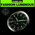 Car Clock Luminous Auto Gauge Clock Mini Car Air Vent Quartz Clock With Clip Auto Air Outlet Watch Car Styling Auto Ornament - C