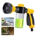 8 Pattern Auto Foam Water Gun 2 In 1 High Pressure Nozzle Jet Car Washer Spray Cleaning Multifunctional Garden Hose Wash Tools|W