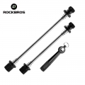 Rockbros Ultralight Anti Theft Skewers Road Mtb Bike Wheels Locking Security Bicycle Post Quick Release Qr Bike Parts 5 Colors -