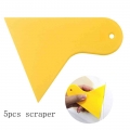 5pcs Plastic Scraper Cleaning Phone Film Sticker Installation Tool Car Window Snow Shovel Glass Water Remove Wiper Glue Squeegee