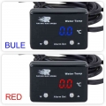 12v Dc Auto Digital Water Temp Meter Red Display Digital Water Temperature Gauge Skyline Wrx Evo Mps With 1/8 Npt Sensor - Water