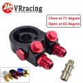 Vr - Aluminum An10 Oil Cooler Adapter Sandwich Turbo With Thermostat And Fitting 3/4-16 Unf,m20*1.5 Vr6746 - Engine - Officemati