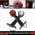 2pcs Truck Side Marker Lights 12v Trailer Led Lights Side Marker Lamp Clearance Lights Side Marker Light Led For Truck - Truck L