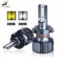 Dawnknight F31 H4 H7 Car Led Headlight H1 H11 9005 Hb3 9006 Hb4 9012 D2s D2r Led Bulb Csp 3000k Fog Lamp 6000k 12v Led Bulb 2pcs