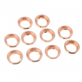 10pcs/set M11 Copper Engine Oil Drain Plug Crush Gasket Washers Seals For Altima, Armada, Cube, D21, Frontier, Maxima - Oil Pans