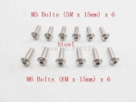 12 x Chrome Steel Motorcycle Fairing Screws Bolts Kit Body Fastener for SUZUKI GSXR 600 750 1000 1300 HAYABASA|fasteners details