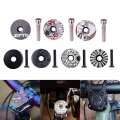 Mtb Road Bike Stem Top Cap Bowl Cover With Screw 28.6mm Tube Fork Headset Bowl Cover Fork Tube Headset Cap Cycling Accessories -