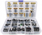 Ic Chip Assortment 150 Pcs, Opamp, Oscillator, Pwm, Pc817, Ne555, Lm358 Lm324, Jrc4558, Lm393, Lm339, Ne5532, Lm386 - Performanc