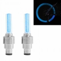 2Pcs Bike Lights Bicycle Tyre Tire Valve Caps Wheel Spokes LED Light 4 Color