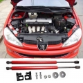 For Peugeot 206 206cc Gti 180 Rc 1998-2016 Front Hood Bonnet Modify Gas Struts Shock Damper Lift Supports - Strut Bars - Officem