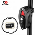 WEST BIKING Foldable Bicycle Lock MTB Road Bike Chain Lock Safety Anti Theft Cycling Accessories Scooter Electric E Bike Lock|Bi