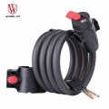 WHEEL UP 1.2m 1.8m Anti Theft Bike Steel Cable Lock Security Password Key Mountain MTB Bicycle Padlock Riding Cycling Equipment|