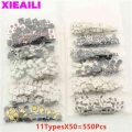 550Pcs Tactile Push Button Switch Car Remote Key Button Microswitch For Hyundai/Kia/VW/Toyota/Peugeot/Opel/Chevrolet M136