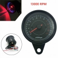 LED Backlight Motorcycle Tachometer Meter Tachometer Gauge Rev Counter 0 13000 RPM|Instruments| - Ebikpro.com