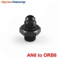 Orb-6 O-ring Boss An6 6an To An6 6an Male Adapter Fitting Black Bx101903 - Engine - ebikpro.com