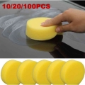 10PCS Waxing Sponge Multifunctional Waxing Cleaning Tool Corner Wipe Clear Residual Wax Car Interior Cleaning Sponge Brush|Waxi