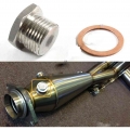 M12 X 1.25mm Oxygen O2 Lambda Sensor Blanking Plug Cap Stainless Steel - Assembly Parts - ebikpro.com