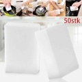 50pcs Sponge Eraser Melamine Foam Stain Dirt Mark Remover Cleaning Block Cleaning Eraser Dish Car Office Cleanser Sponge|Sponges