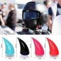 2pcs Car Motorcycle Helmet Devil Horn Cute Cat Ears Decoration Motocross Full Face Off Road Helmet Decoration Car Accessories|He