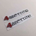 1X 3D Car Styling 4 MOTION Car Rear Trunk Body Emblem Sticker 4motion badge Decal for Volkswagen GOLF Polo Tiguan Jetta