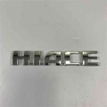 Hiace Abs Plastic Chrome Auto Car Rear Trunk Number / Letter Logo Badge Emblem Decals Car Styling Auto Accessories Side Stickers