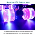 4Pcs/Set Skateboard Wheels Scooter Longboard Skate Boards PU Flashing Rollers Retro Penny Board Wheel Truck Bearings|Skate Board